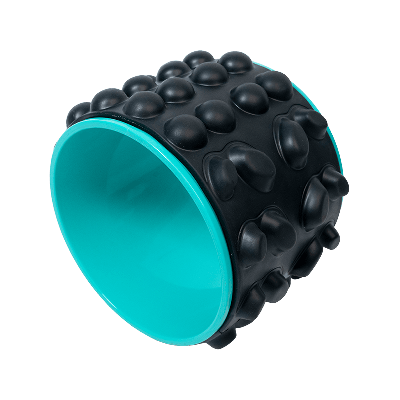 Lata et incrassatis Back Extende PU Yoga Rota cum magna Dots