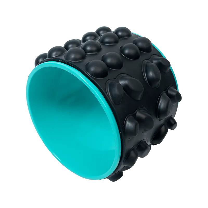 Lata et incrassatis Back Extende PU Yoga Rota cum magna Dots